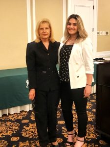 Leanna Akguc receives the 2019 Northern New Jersey Community Foundation's Darren Drake Memorial Fund's scholarship.