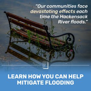 Flood Theater, a public artwork that will be revealed in Oradell, New Jersey, raises awareness about flooding in municipalities along the Hackensack River.