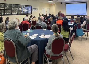 Environmental leaders learn about climate change challenges.