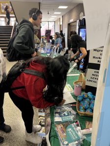 Students attend the Environmental Fair and network with exhibitors at the Hackensack River Nation Summit.